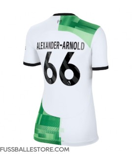 Günstige Liverpool Alexander-Arnold #66 Auswärtstrikot Damen 2023-24 Kurzarm
